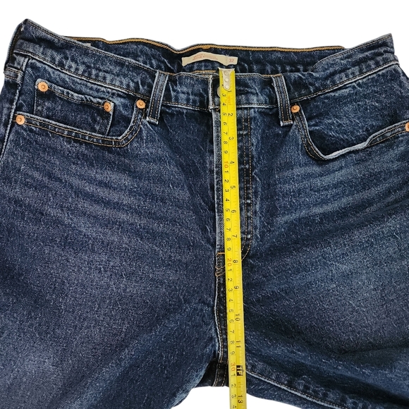 LEVI’S Wedgie Bootcut Jeans Dark Wash High Rise Button Fly w32 l32 - Picture 13 of 15